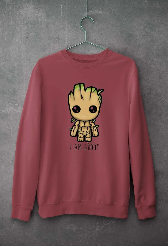 Groot Unisex Sweatshirt for Men/Women Hoodie with Longline Fit Extended Stylish