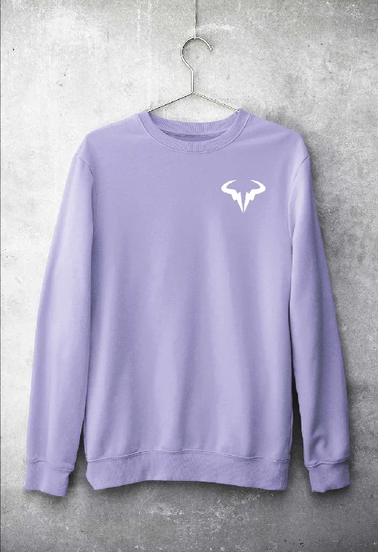 Rafael Nadal (RAFA) Unisex Sweatshirt for Men/Women Hoodie with Longline Fit Extended Stylish Rafael Nadal (RAFA) Unisex Sweatshirt for Men/Women Hoodie with Longline Fit Extended Stylish