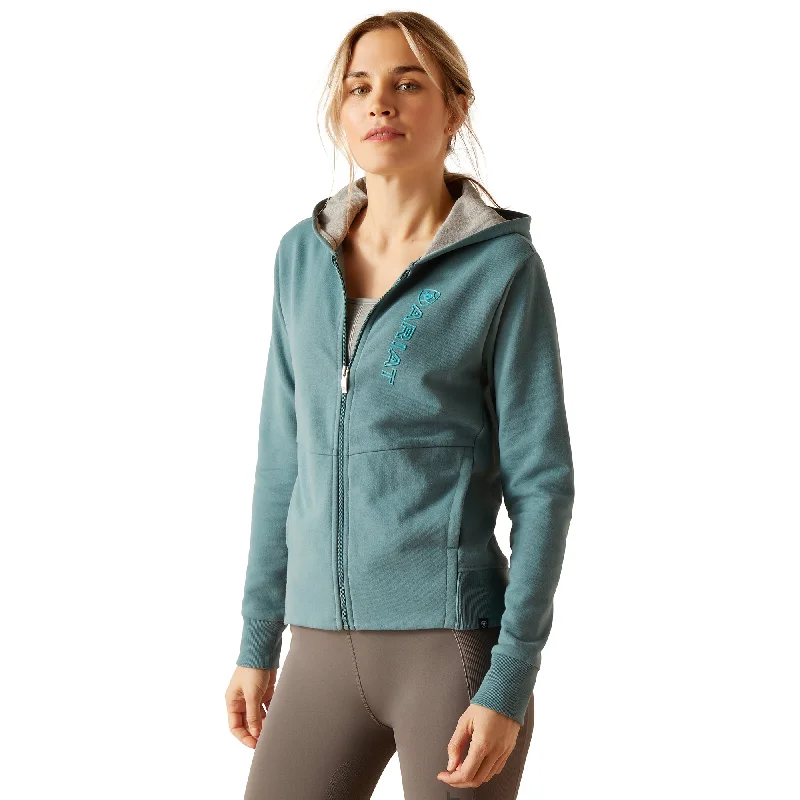 Team Logo Full Zip Hoodie Cotton Hoodie Fleece Lining Warmth