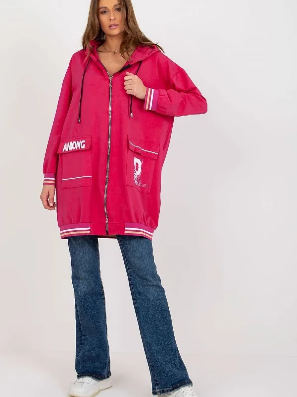 Sweatshirt Relevance Hoodie with Double Zipper Versatile Adjustable