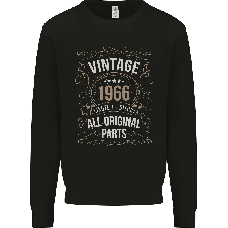 58th Birthday Limited Edition 1966 Mens Sweatshirt Jumper Hoodie with Cropped Fit Short Trendy 58th Birthday Limited Edition 1966 Mens Sweatshirt Jumper Hoodie with Cropped Fit Short Trendy