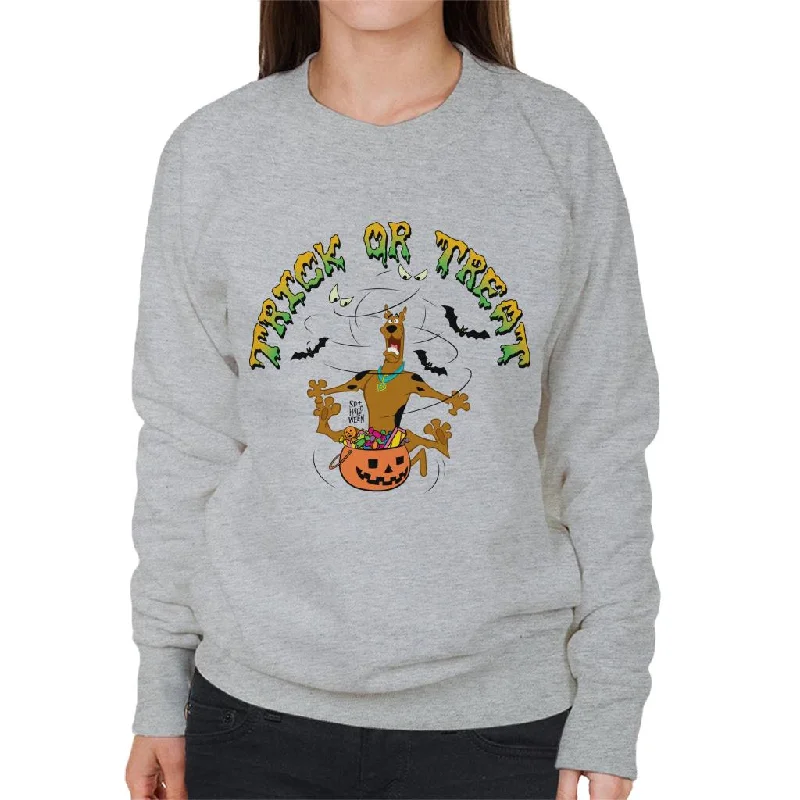 Scooby Doo Halloween Trick Or Treat Terrified Women's Sweatshirt Hoodie with Hem Fringe Bohemian Relaxed Scooby Doo Halloween Trick Or Treat Terrified Women's Sweatshirt Hoodie with Hem Fringe Bohemian Relaxed
