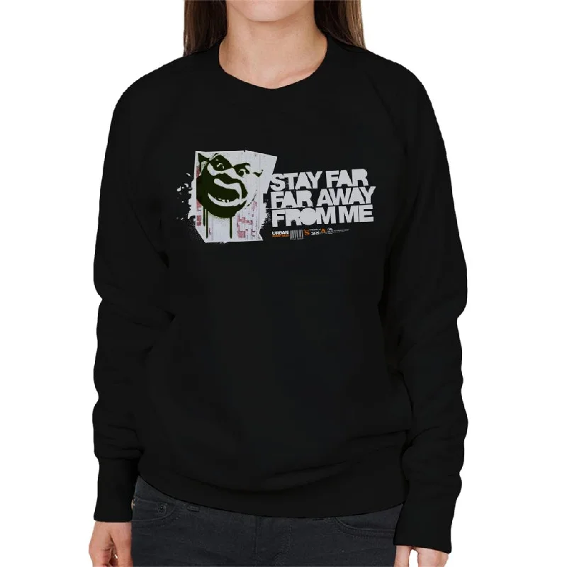 Shrek Stay Far Far Away From Me Women's Sweatshirt Hooded Sweatshirt Casual Wear Street Style Shrek Stay Far Far Away From Me Women's Sweatshirt Hooded Sweatshirt Casual Wear Street Style