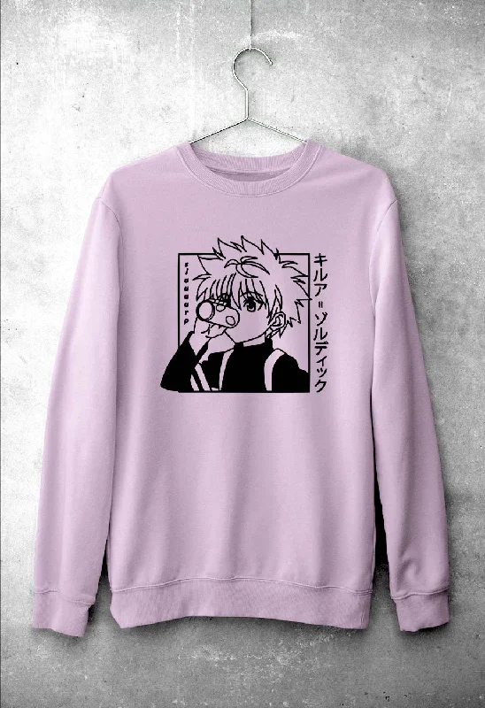 Killua Zoldyck Unisex Sweatshirt for Men/Women Hoodie with Pastel Soft Subtle