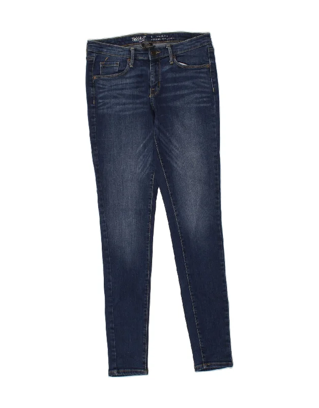 MOSSIMO Womens Mid Rise Skinny Jeans US 6 Medium W28 L32 Blue Cotton Comfortable Zip-Up Skinny Jeans MOSSIMO Womens Mid Rise Skinny Jeans US 6 Medium W28 L32 Blue Cotton Comfortable Zip-Up Skinny Jeans
