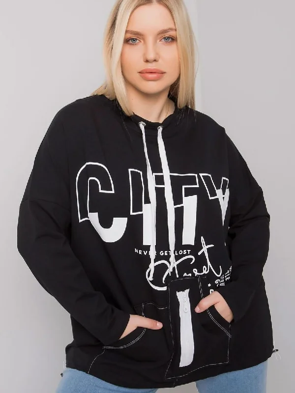 Sweatshirt Relevance Hoodie with Hood Adjustable Protection