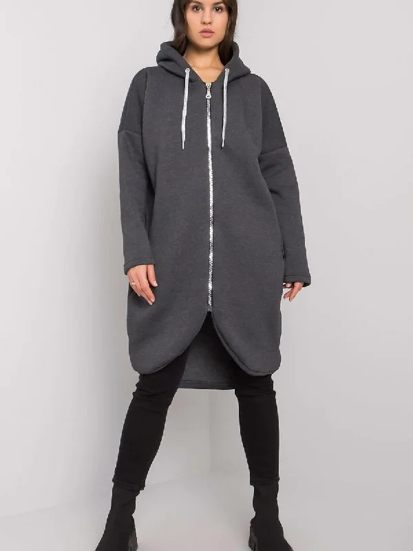 Sweatshirt Relevance Hoodie with Drawstring Waist Adjustable Fitted