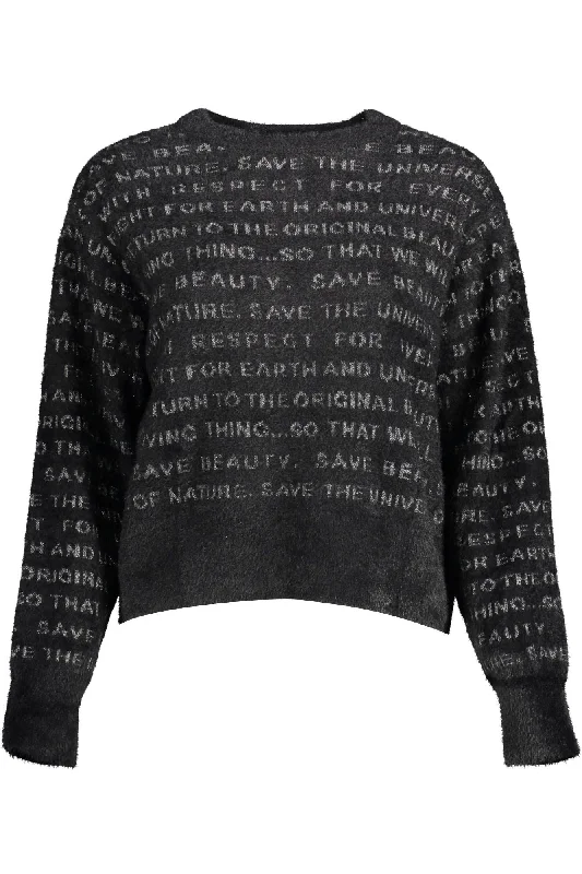 Desigual Glamorous Long-Sleeved Round Neck Women's Sweater Collared Crew Neck Turtle Neck Desigual Glamorous Long-Sleeved Round Neck Women's Sweater Collared Crew Neck Turtle Neck