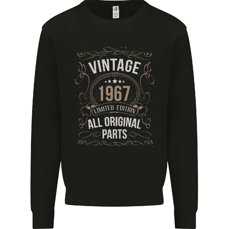 57th Birthday Limited Edition 1967 Mens Sweatshirt Jumper Hoodie with Toggle Buttons Decorative Unique 57th Birthday Limited Edition 1967 Mens Sweatshirt Jumper Hoodie with Toggle Buttons Decorative Unique