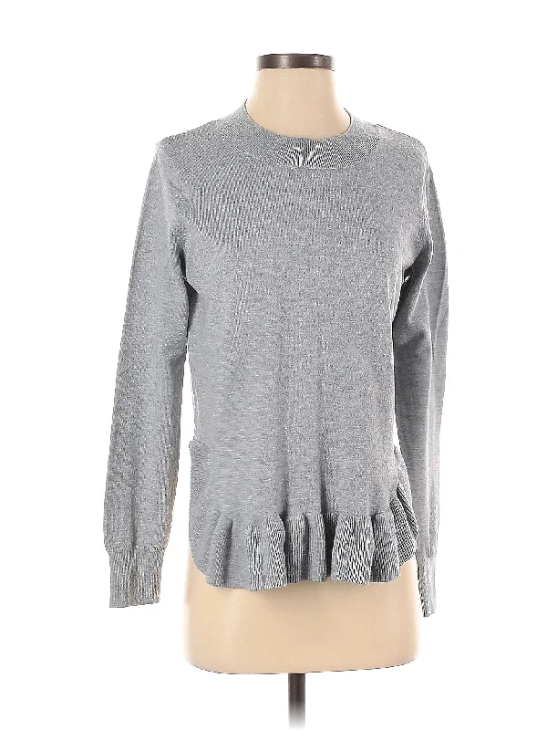 Pullover Sweater Herringbone Houndstooth Plaid