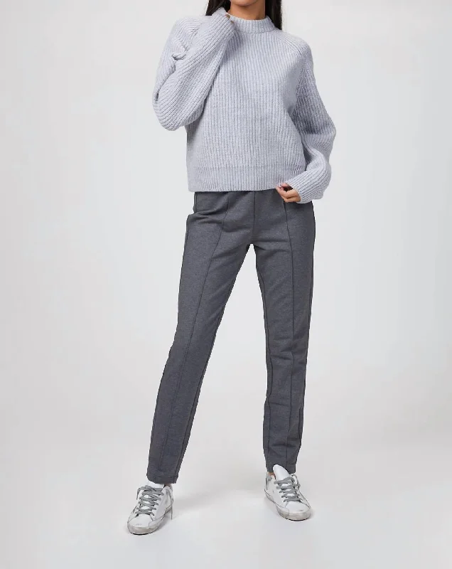 Fifi Sweater In Grey Thin Thick Dense