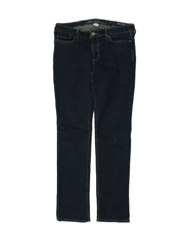 EDDIE BAUER Womens Straight Jeans US 6 Medium W32 L32 Black Cotton Stylish Paperbag Waist Denim EDDIE BAUER Womens Straight Jeans US 6 Medium W32 L32 Black Cotton Stylish Paperbag Waist Denim