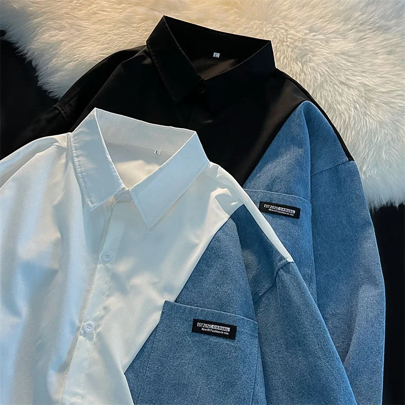 Wjczt Spring Summer Women Fashion Tops Cotton Shirt Long Sleeve Elegant Blouse Women's Clothing Patchwork Shirt Loose Fit Blouse Wjczt Spring Summer Women Fashion Tops Cotton Shirt Long Sleeve Elegant Blouse Women's Clothing Patchwork Shirt Loose Fit Blouse