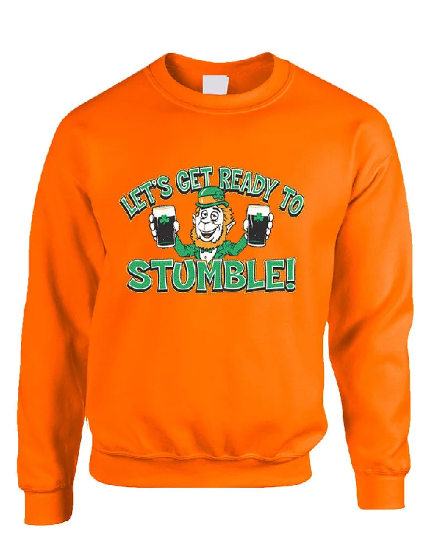 let`s get ready to stumble St patrick women sweatshirt Hoodie with Lining Warm Insulated let`s get ready to stumble St patrick women sweatshirt Hoodie with Lining Warm Insulated