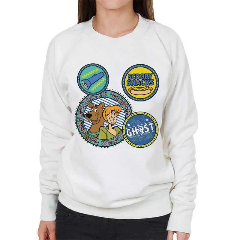 Scooby Doo Halloween Number One Ghost Hunter Women's Sweatshirt Hoodie with Side Slits Relaxed Casual Scooby Doo Halloween Number One Ghost Hunter Women's Sweatshirt Hoodie with Side Slits Relaxed Casual