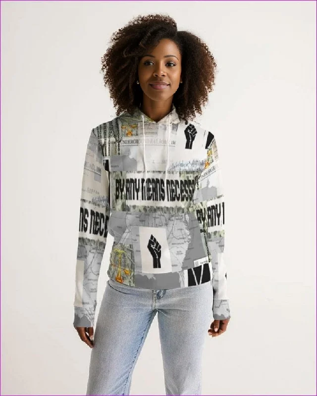B.A.M.N - By Any Means Necessary Clothing 2 Womens Hoodie Hoodie with Hem Drawcord Adjustable Customizable B.A.M.N - By Any Means Necessary Clothing 2 Womens Hoodie Hoodie with Hem Drawcord Adjustable Customizable