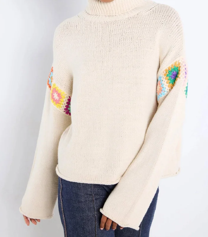In The Loop Sweater In Salty Nylon Fabric Polyester Fabric Spandex Fabric