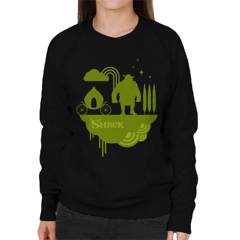Shrek Silhouette Women's Sweatshirt Hoodie Sweatshirt Pullover