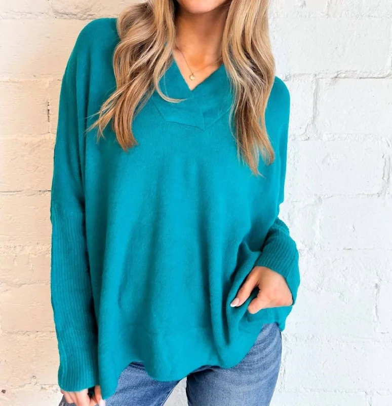 Forever Favorite Sweater In Green Graphic Sweater Embroidered Appliqued