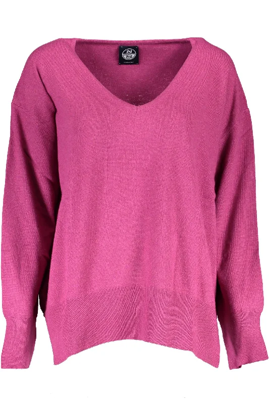 North Sails Eco-Chic Wool Blend V-Neck Women's Sweater Chenille Fabric Brocade Fabric Lace Fabric North Sails Eco-Chic Wool Blend V-Neck Women's Sweater Chenille Fabric Brocade Fabric Lace Fabric