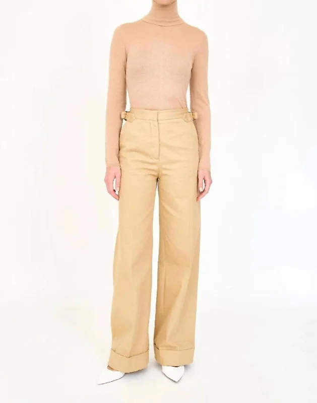 Stephanie Sweater In Camel Oversized Loose Flowy