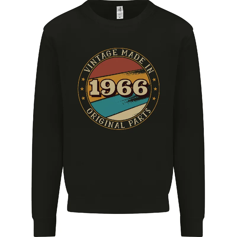 58th Birthday Vintage Made In 1966 Mens Sweatshirt Jumper Hoodie with Earth Tones Natural Calm 58th Birthday Vintage Made In 1966 Mens Sweatshirt Jumper Hoodie with Earth Tones Natural Calm