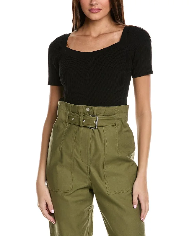 3.1 Phillip Lim Ribbed Wool-Blend Sweater Anti-Pilling Anti-Shrink Durable