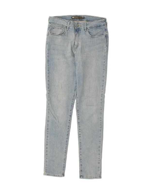 LEVI'S Womens High Rise Skinny Jeans US 6 Medium W28 L32 Blue Cotton Comfortable Flare Leg Jeans LEVI'S Womens High Rise Skinny Jeans US 6 Medium W28 L32 Blue Cotton Comfortable Flare Leg Jeans