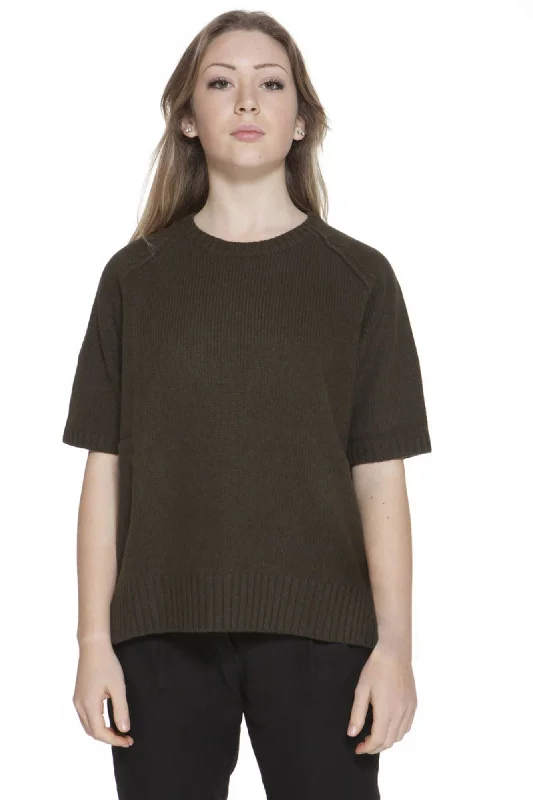 Gant Chic  Wool-Angora Blend Sweater with Women's Logo Terry Terry Cloth Terry Knit