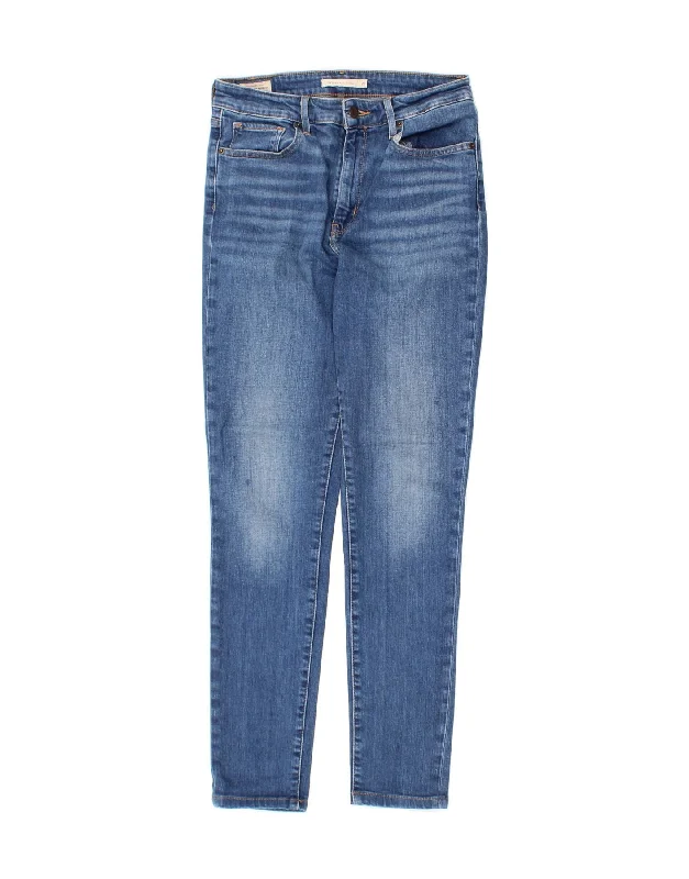 LEVI'S Womens 721 High Rise Skinny Jeans W29 L29 Blue Cotton Casual Bootcut Ripped Jeans LEVI'S Womens 721 High Rise Skinny Jeans W29 L29 Blue Cotton Casual Bootcut Ripped Jeans