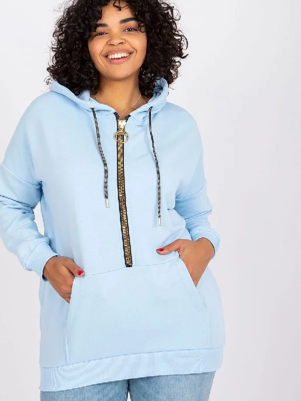 Sweatshirt Relevance Hoodie with Stripes Bold Sporty