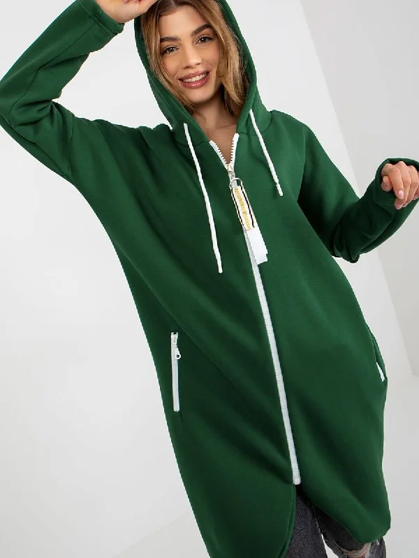 Sweatshirt Relevance Hoodie Dress Longline Feminine
