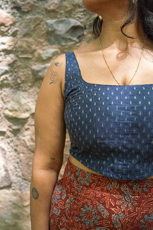 Zeenat Brocade Corset Top / Blouse (Colours Available) Office-Ready Blouse