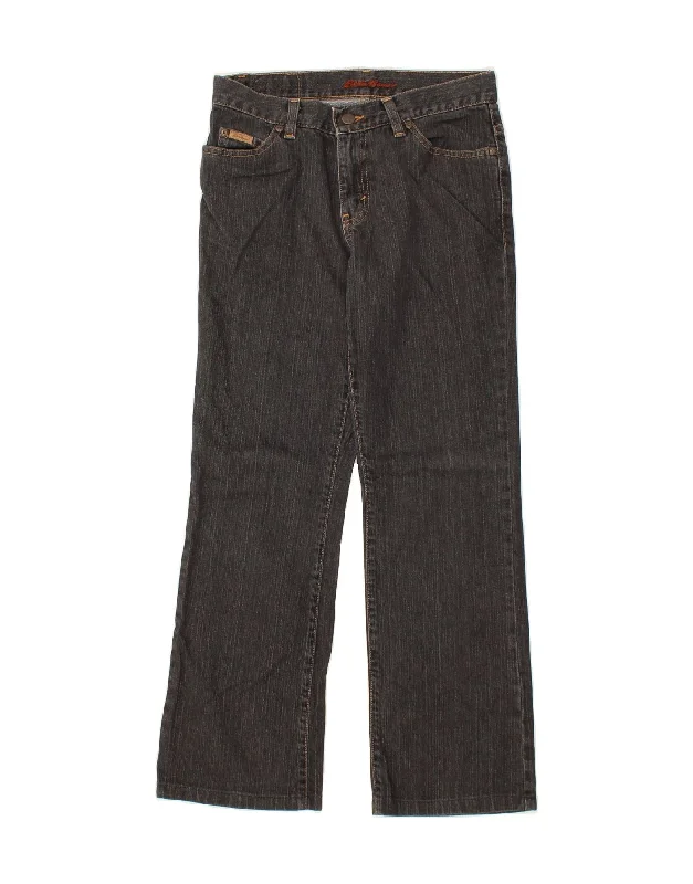 EDDIE BAUER Womens Bootcut Jeans W28 L28 Blue Cotton Comfortable Ankle Jeans