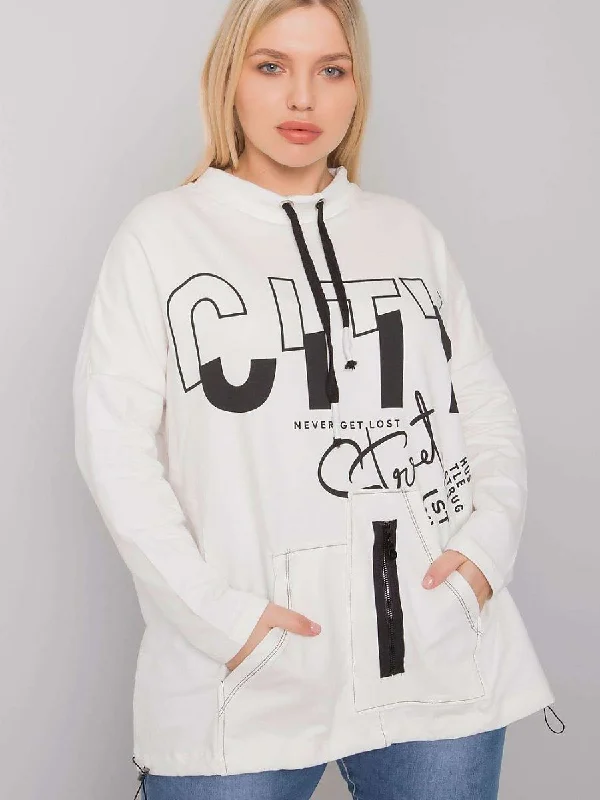 Sweatshirt Relevance Hoodie with Front Slit Layering Stylish
