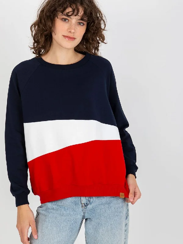 Sweatshirt Relevance Hoodie with Pattern Geometric Abstract