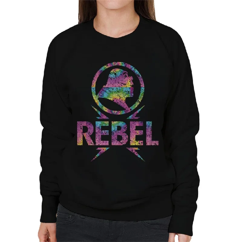 Shrek Rebel Multicolour Women's Sweatshirt Hoodie Crop Top Short Trendy