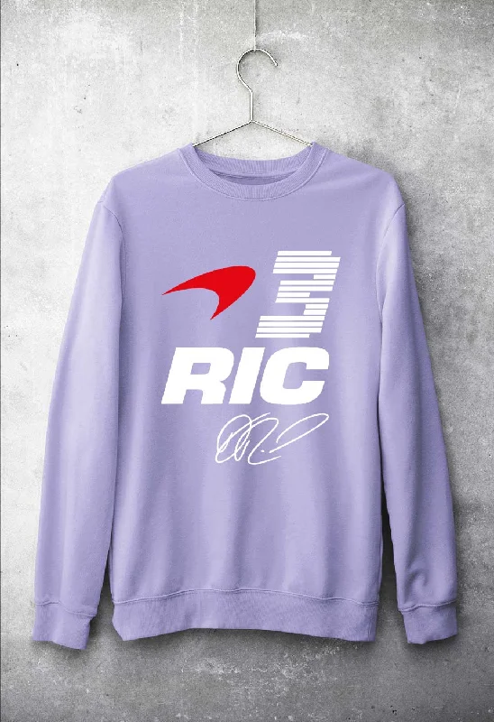 Daniel Ricciardo Unisex Sweatshirt for Men/Women Hoodie with Zipper Placket Modern Functional Daniel Ricciardo Unisex Sweatshirt for Men/Women Hoodie with Zipper Placket Modern Functional