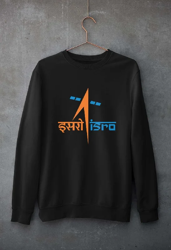 Isro Unisex Sweatshirt for Men/Women Cotton Hoodie Fleece Lining Warmth