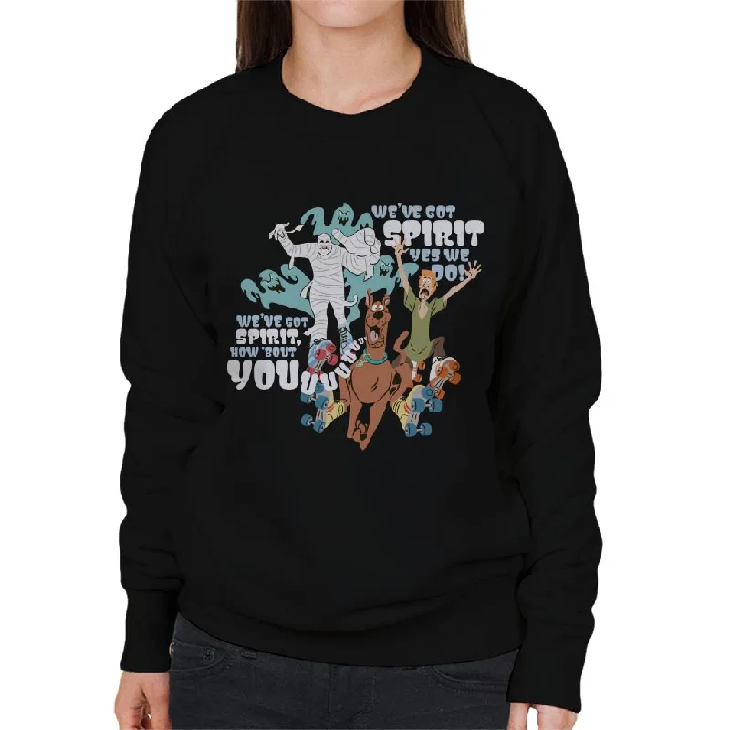 Scooby Doo Halloween We Have Got Spirit Women's Sweatshirt Hoodie with Hidden Zipper Minimalist Clean Scooby Doo Halloween We Have Got Spirit Women's Sweatshirt Hoodie with Hidden Zipper Minimalist Clean