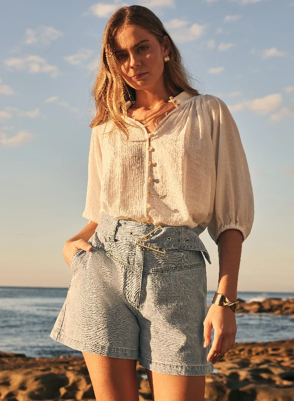 Eamaee - Island Blouse Chic Sleeveless Blouse