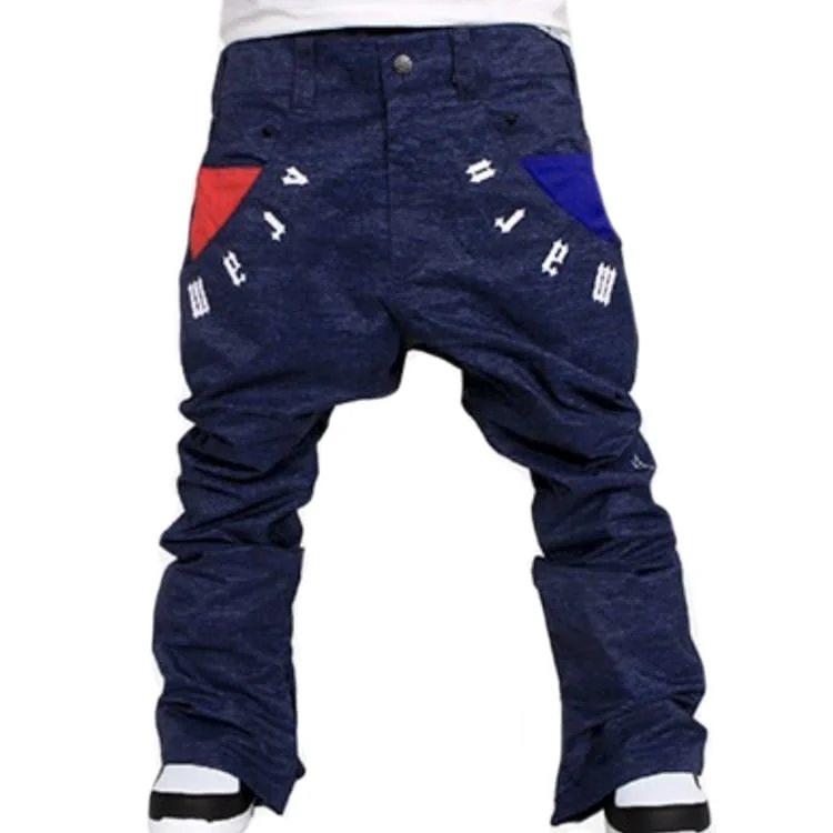 MARQLEEN PLATINUM PANTS-INDIGOMOKU (Japanese Brand) Stylish Paperbag Waist Pants