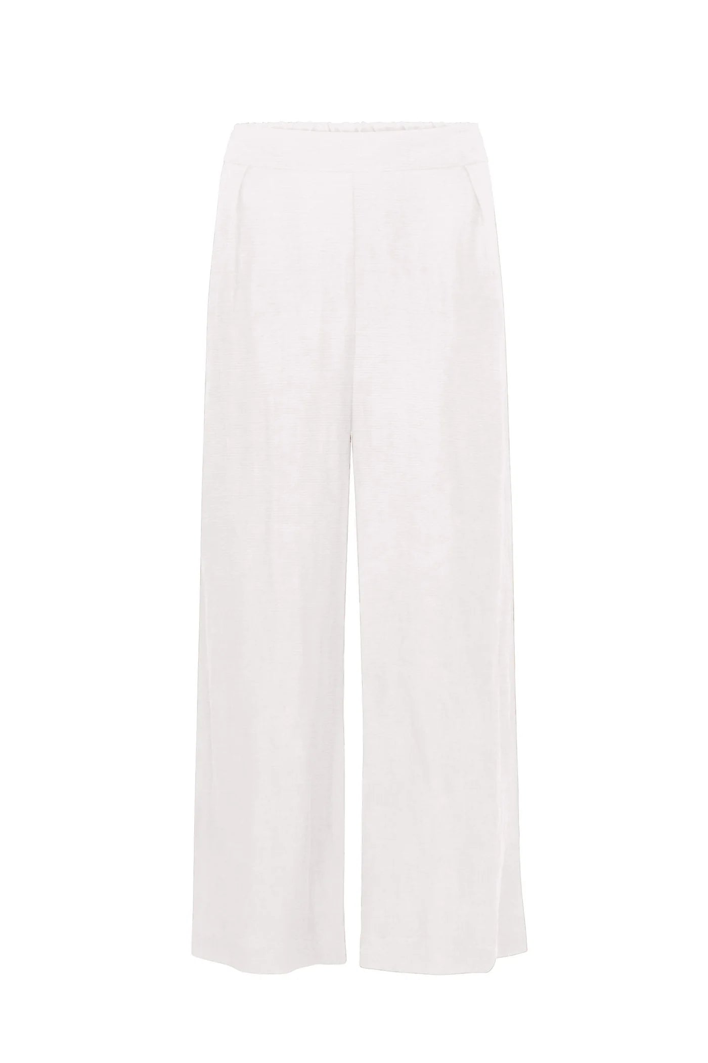 The Keaton Linen Pant - White Relaxed Fit Trousers