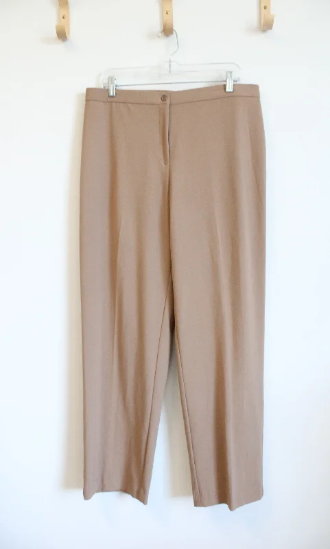 Briggs New York Taupe Dress Pants | 16 Cozy Full-Length Pants