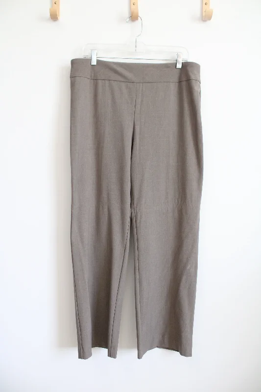 Roz & Ali Taupe Dress Pants | 14 Comfortable Jogging Pants