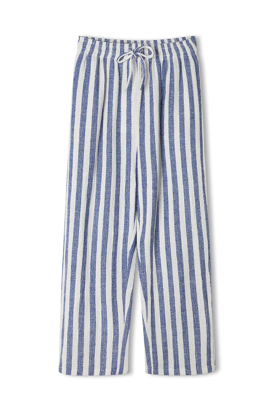 Organic Cotton Pant - Marine Stripe Soft Stretch Pants