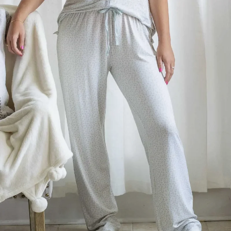 LUNA SLEEP PANTS VAPOR FOG Comfortable Denim Trousers