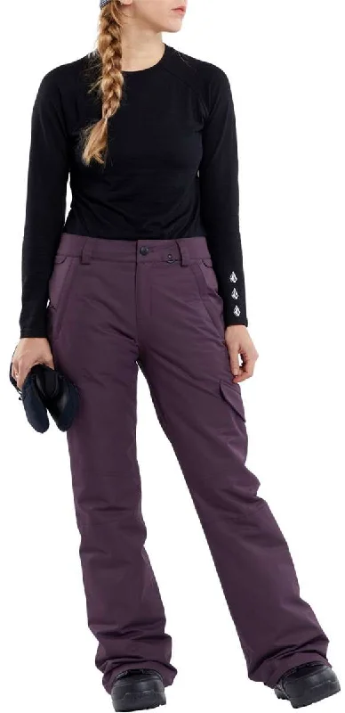 Volcom Women's Bridger Insulated Pant 2024 High-Waist Jogger Pants