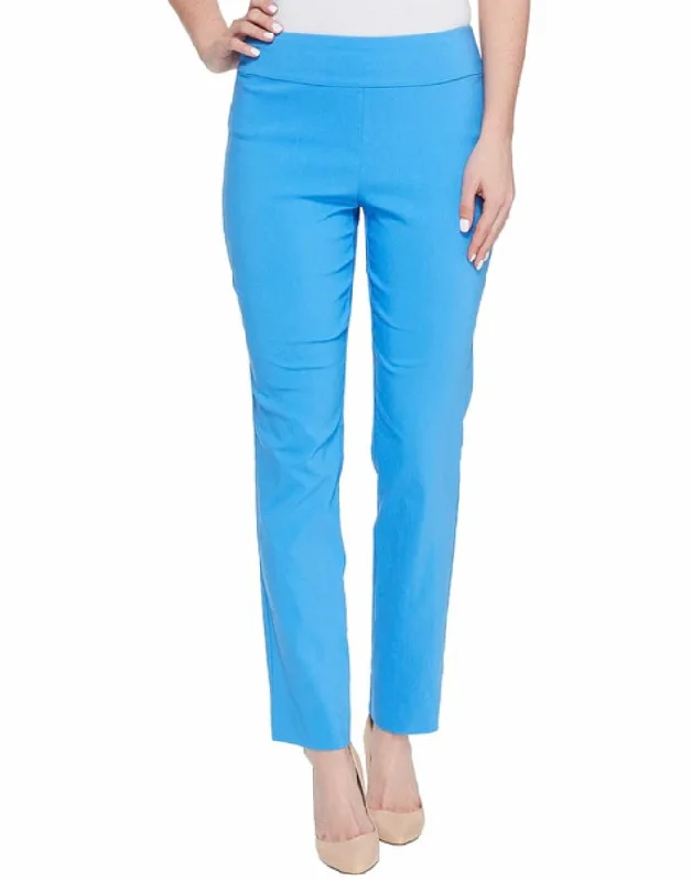 Krazy Larry BLUES Pull On Ankle Pant Formal Wide-Leg Pants