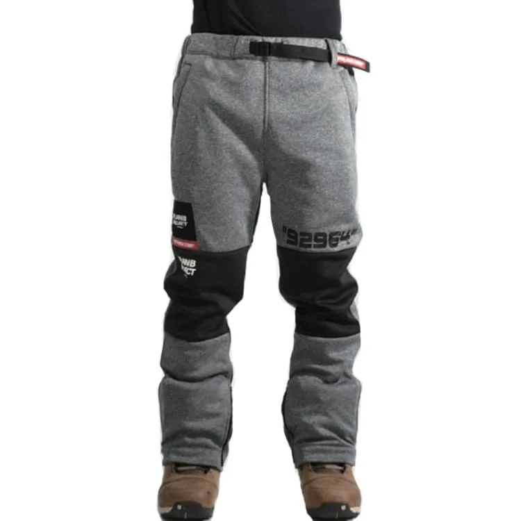 PLANB PROJECT M3 Snow Pants (Japanese Brand) Gray [Unisex] Warm Wool Trousers